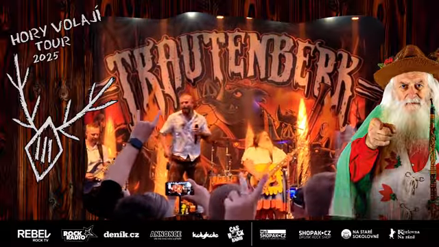 Hory volají a O2 arena odpovídá: Tři sestry a Trautenberk oslavili výročí velkolepým finále